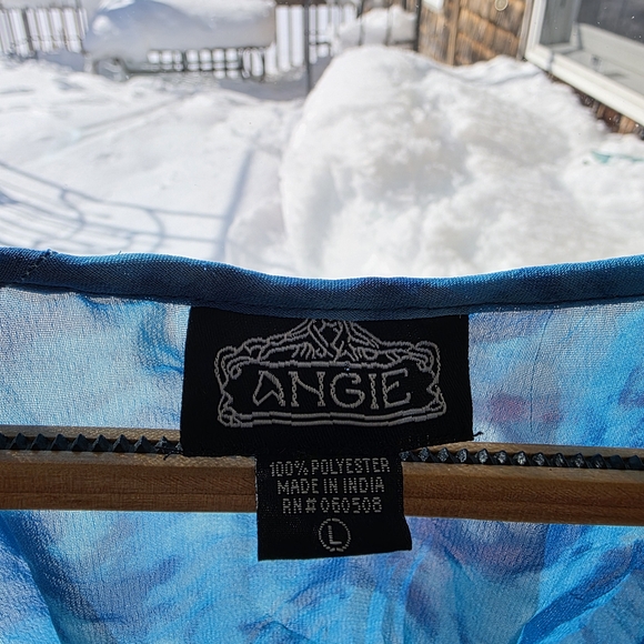 Sheer Blue Top - Picture 2 of 4